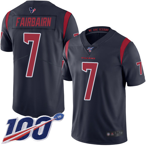 Houston Texans Limited Navy Blue Men Ka imi Fairbairn Jersey NFL Football #7 100th Season Rush Vapor Untouchable->houston texans->NFL Jersey